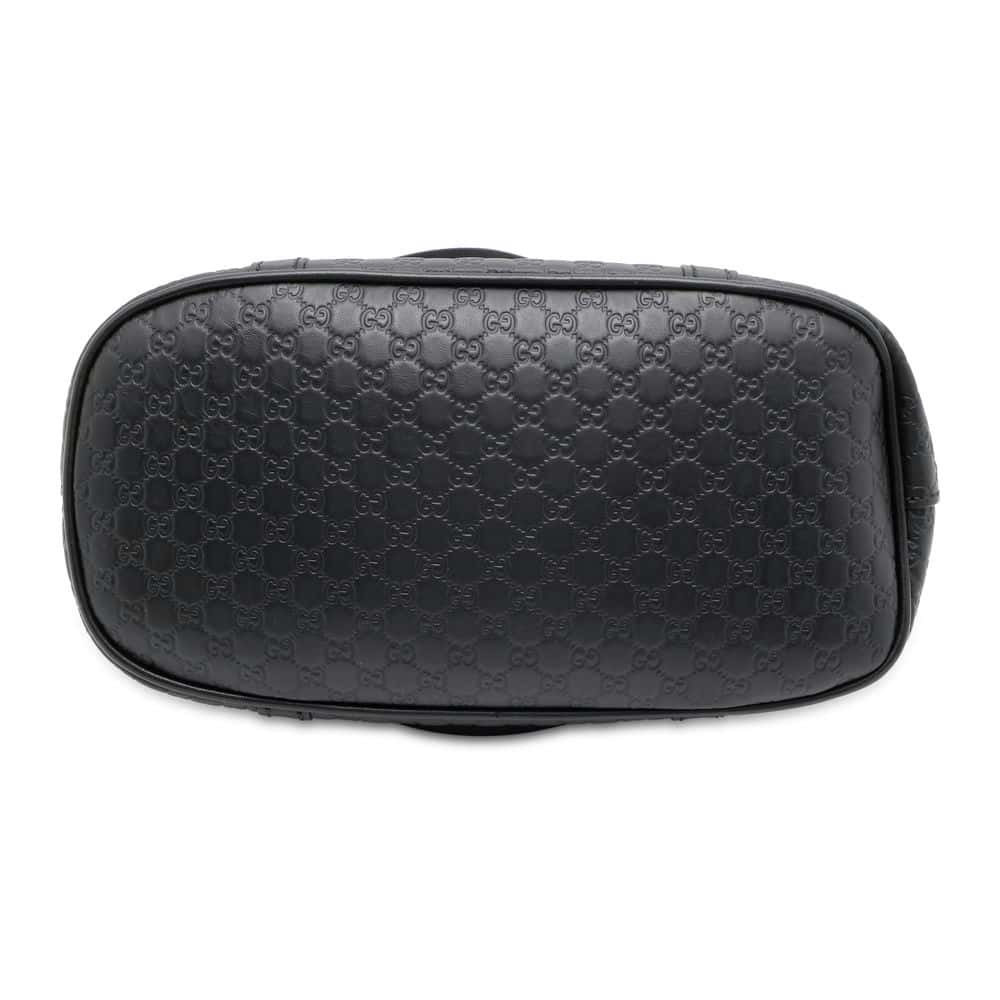 GUCCI Micro Gucci Shima Handbag Black 449654 Leather