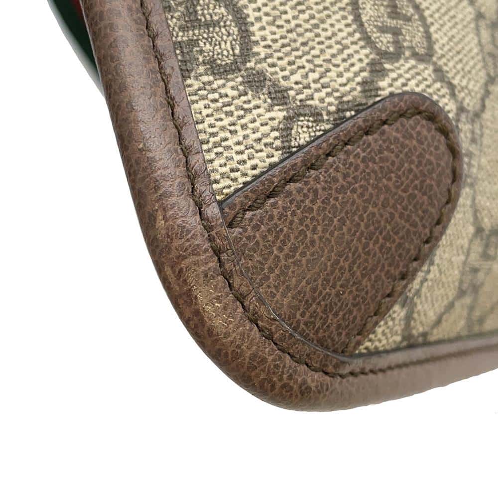 GUCCI Neo Vintage GG Supreme Belt Bag Beige 493930 PVC Leather