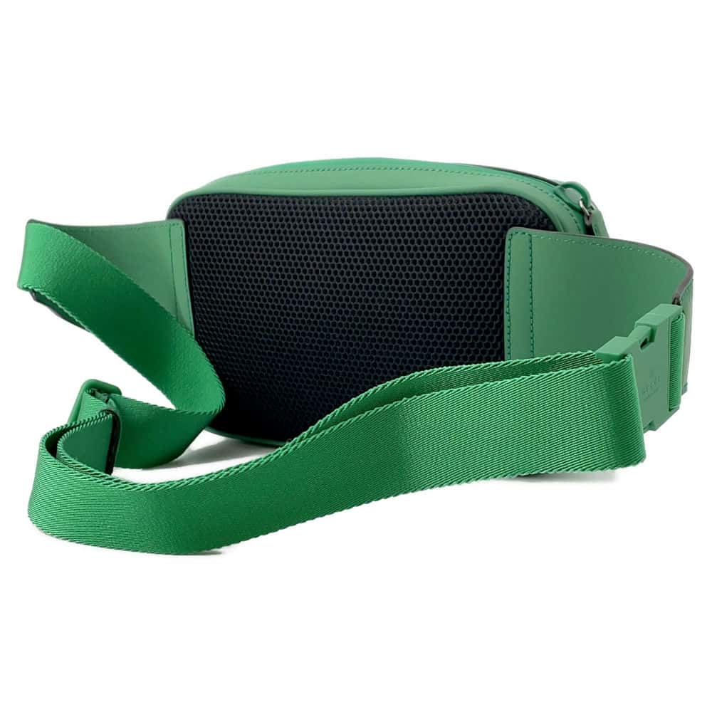 GUCCI GG rubber effect belt bag Green 771422 GG Rubber