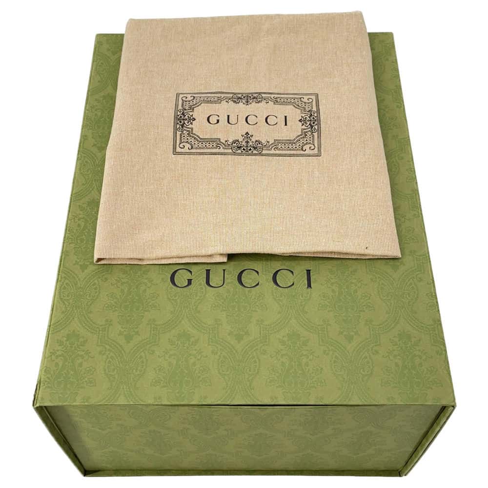 GUCCI GG rubber effect belt bag Green 771422 GG Rubber