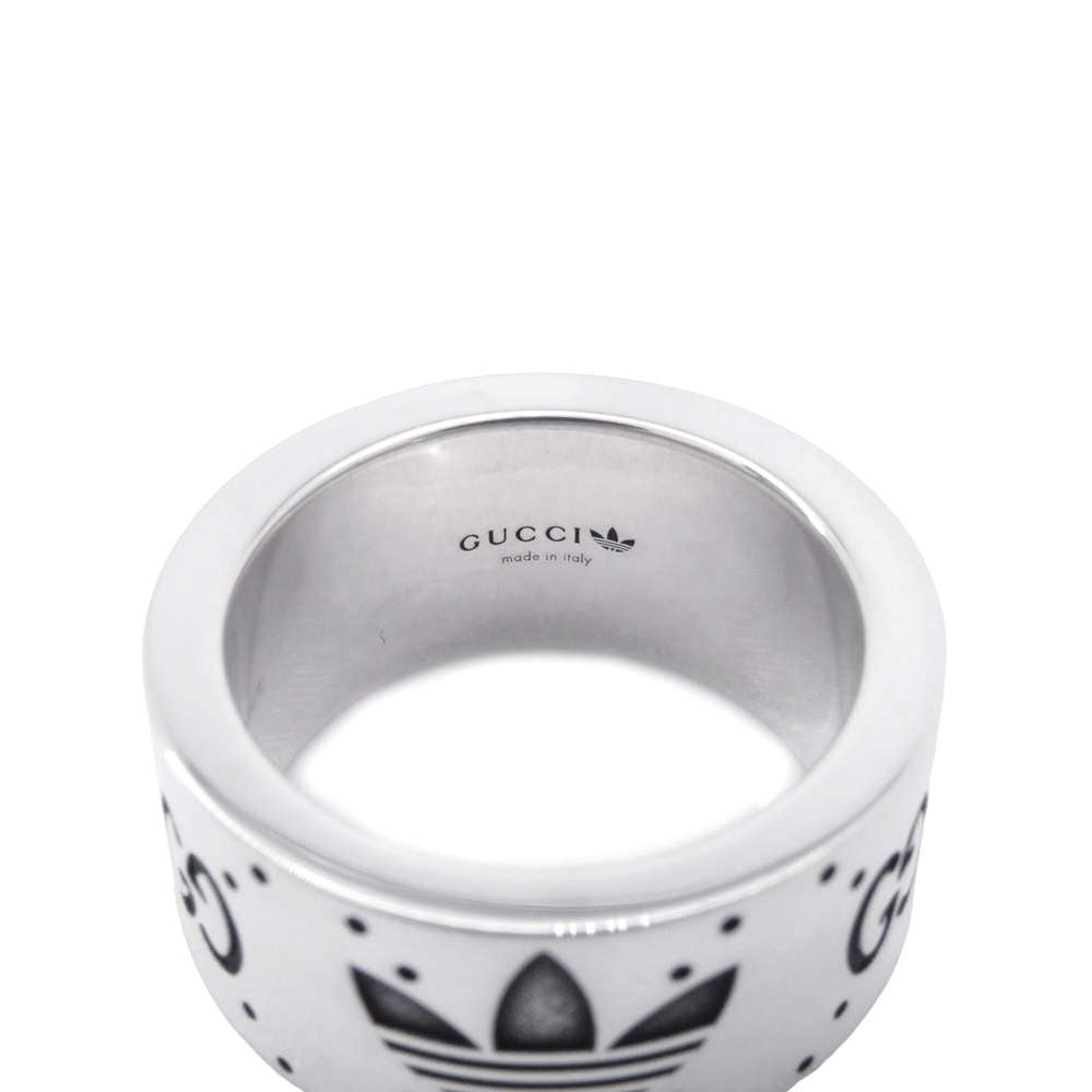 GUCCI Engraving Ring Adidas collaboration Size 9 702764 SV925