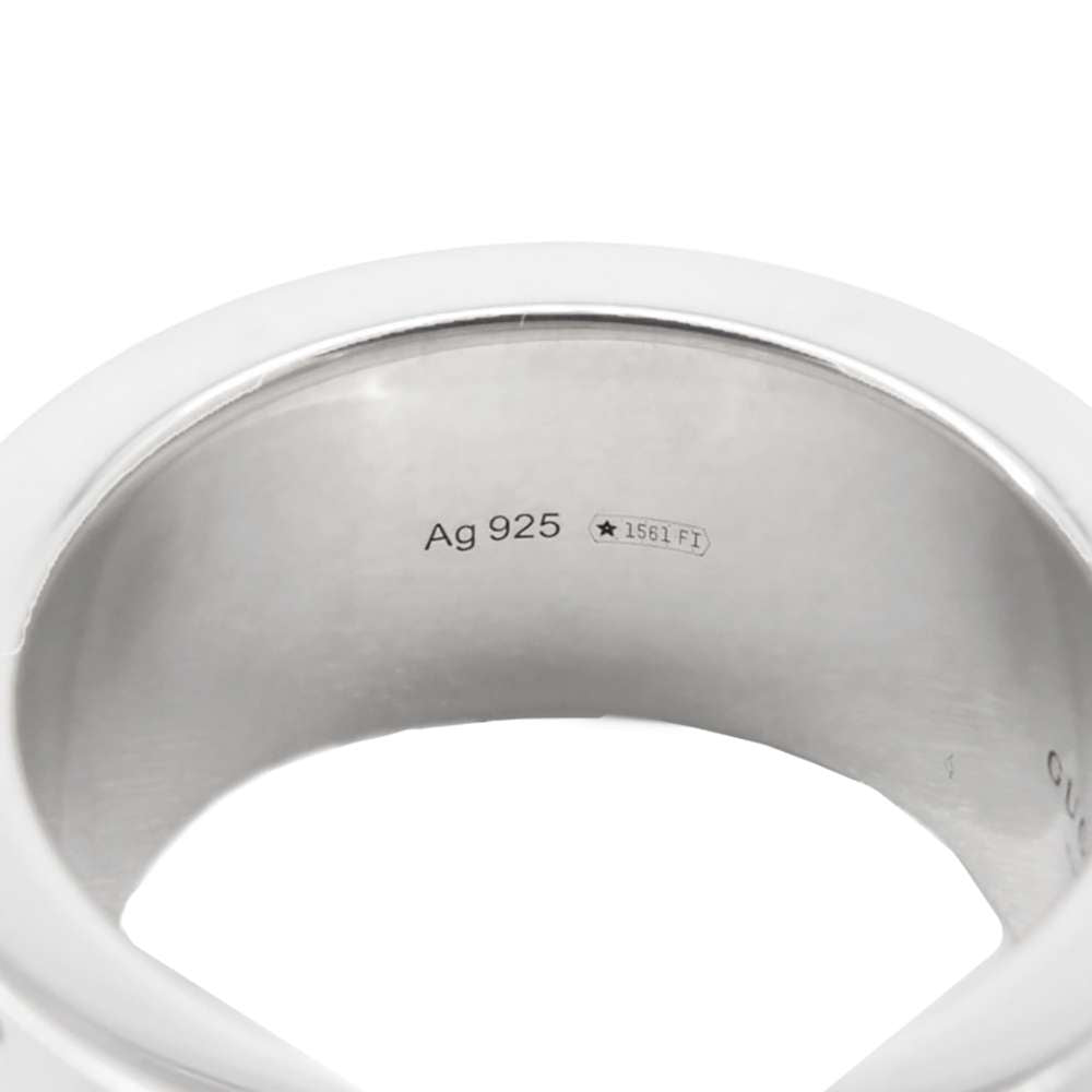 GUCCI Engraving Ring Adidas collaboration Size 9 702764 SV925