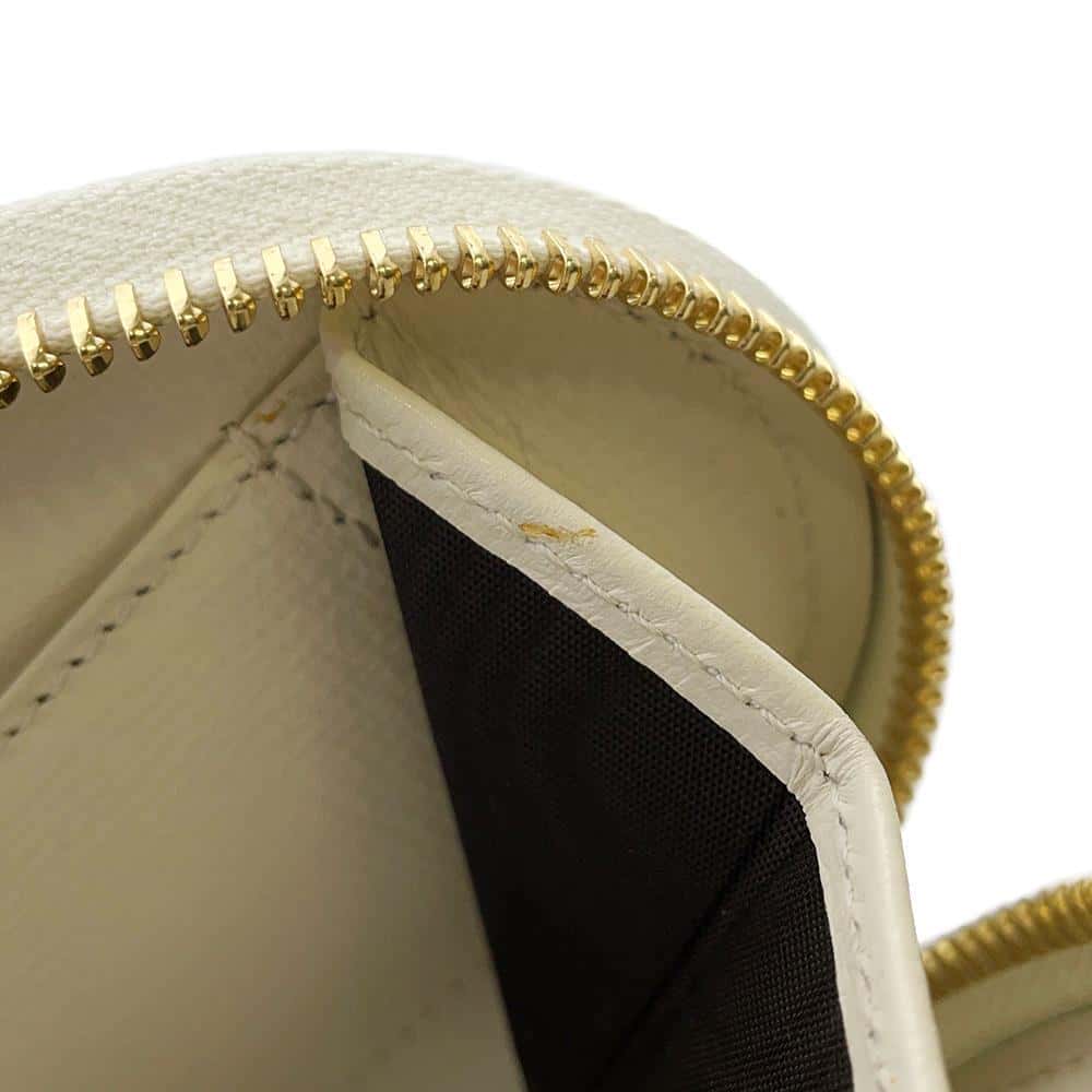 GUCCI Horsebit Coin purse White/Beige 622040 GG Supreme/Leather