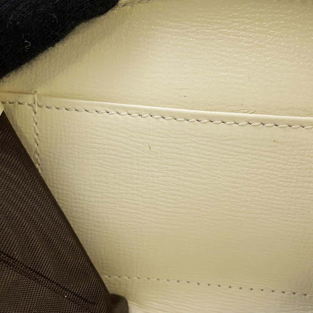 GUCCI Horsebit Coin purse White/Beige 622040 GG Supreme/Leather