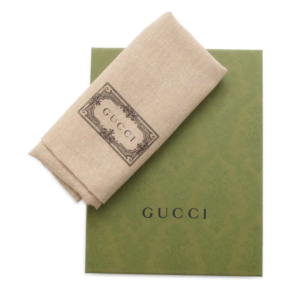 GUCCI Horsebit Coin purse White/Beige 622040 GG Supreme/Leather