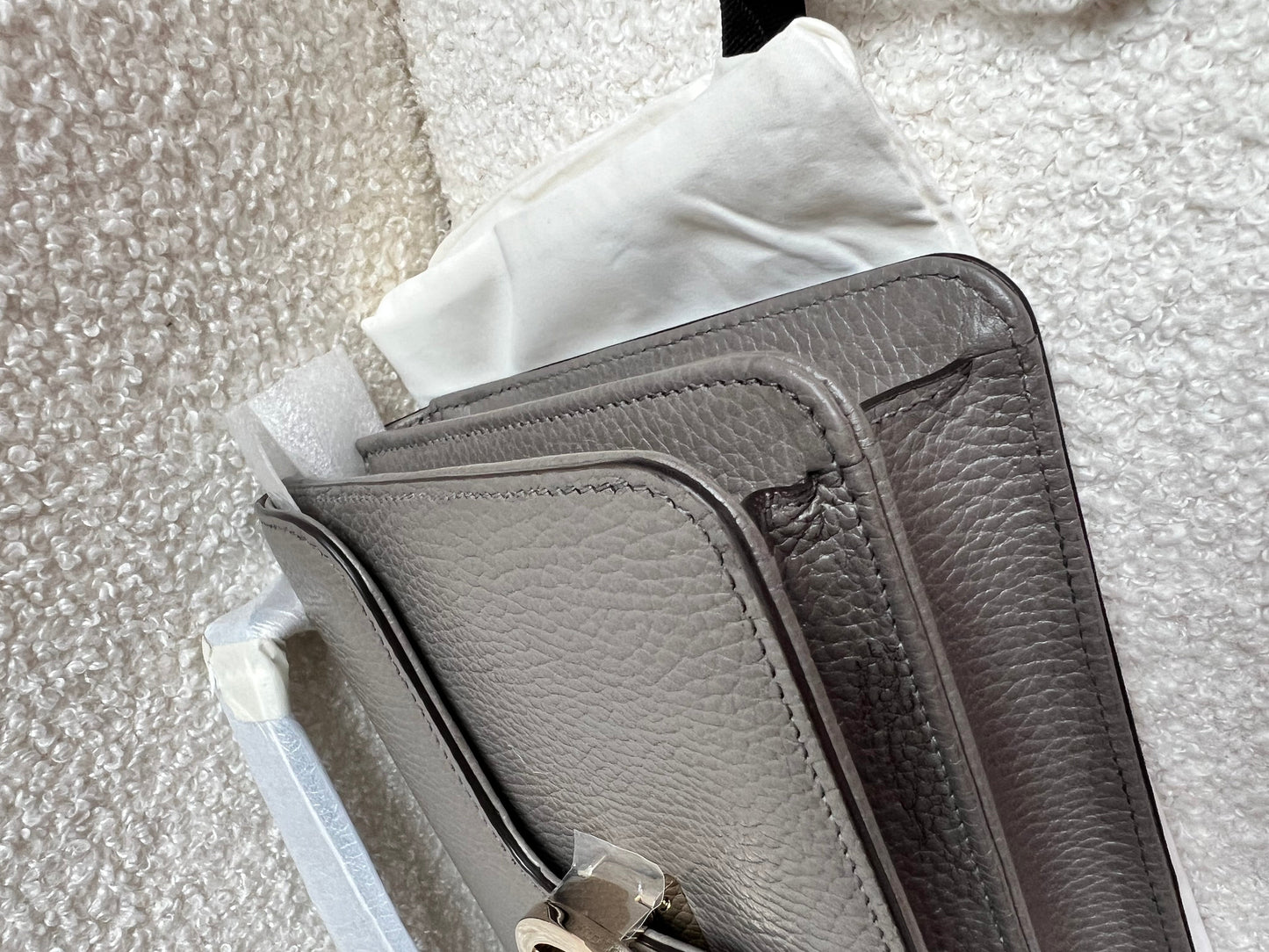 Gucci Interlocking GG Grey Small Shoulder Bag