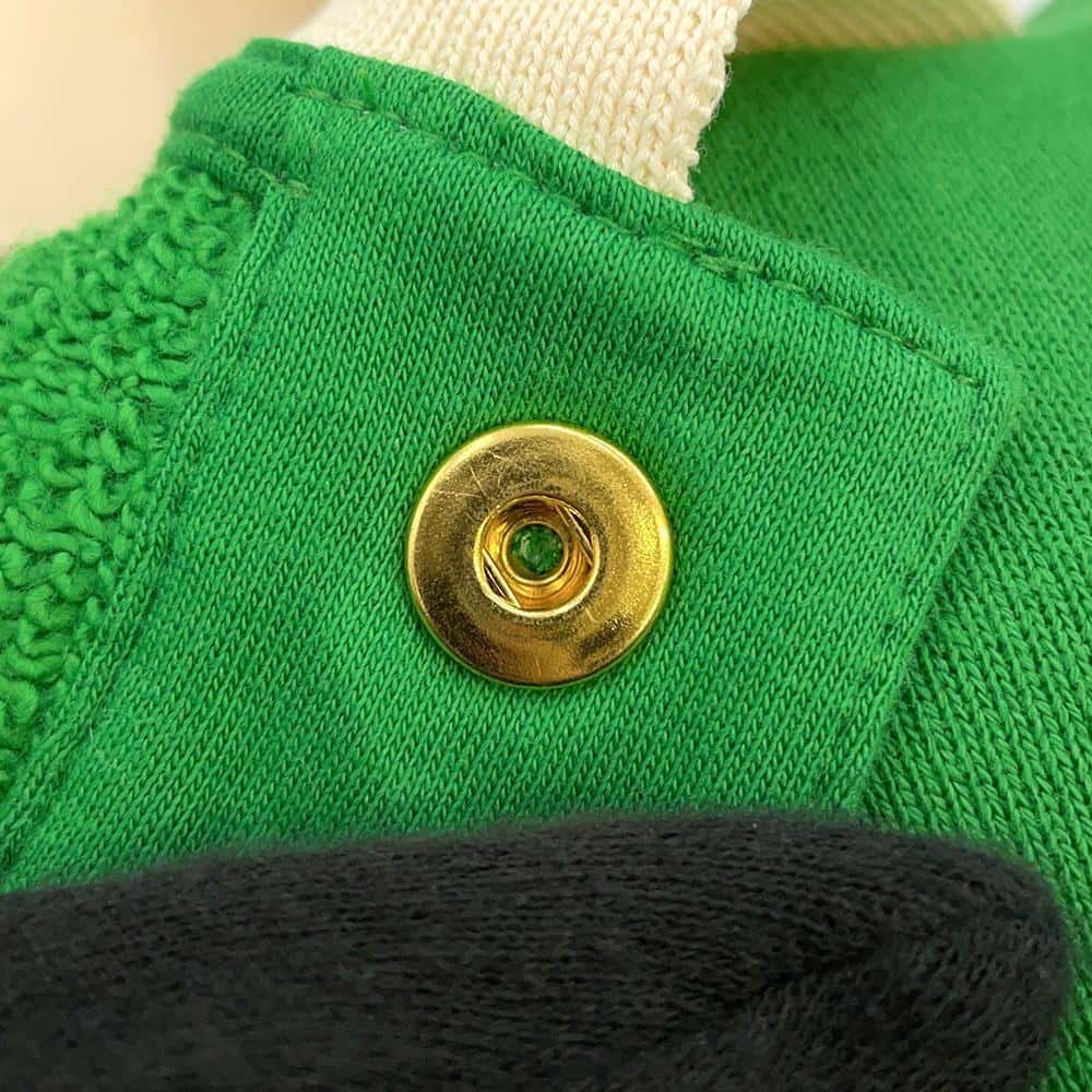 GUCCI polo shirt with patch Size XS Green 658081 Cotton100%