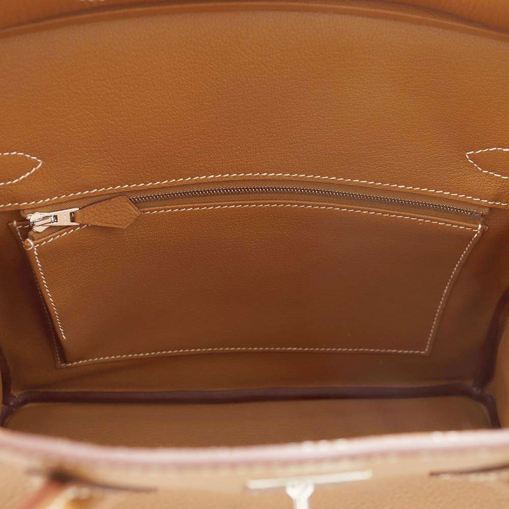 HERMES Birkin Gold Togo Leather Size 30