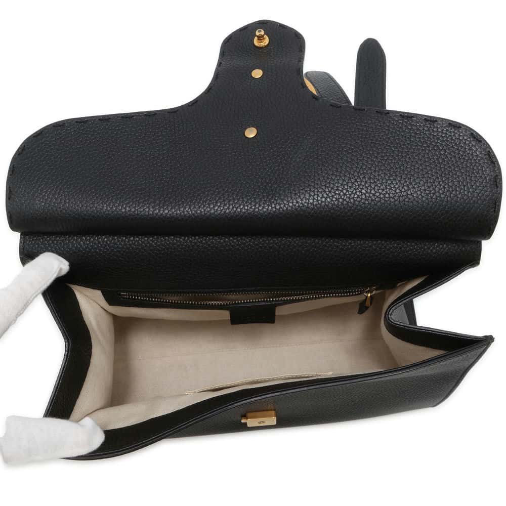 GUCCI GG Marmont 2WAYHandbag Black 421890 Leather