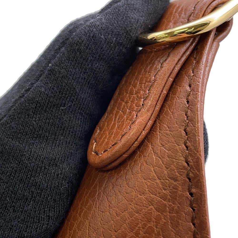 GUCCI New Jackie Handbag Blue/Brown 636706 Denim Leather