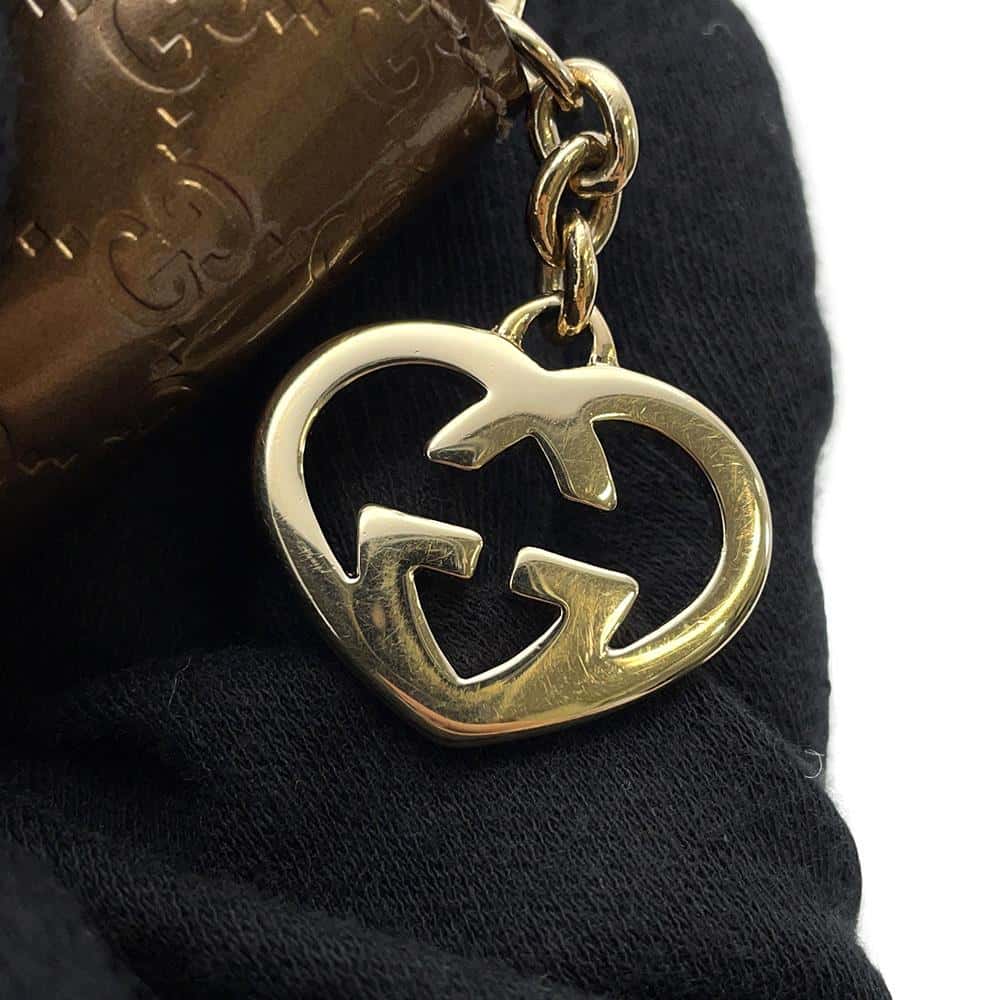 GUCCI MicroGuccissima Zip AroundNagazaiCloth Bronze 308005 Enamel