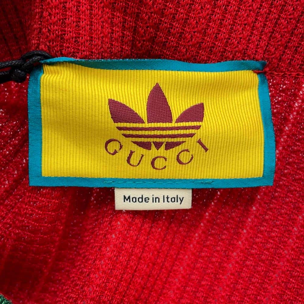 GUCCI GUCCI x adidas tracksuit pants Size L Red 700501 Polyester91% Cotton9%
