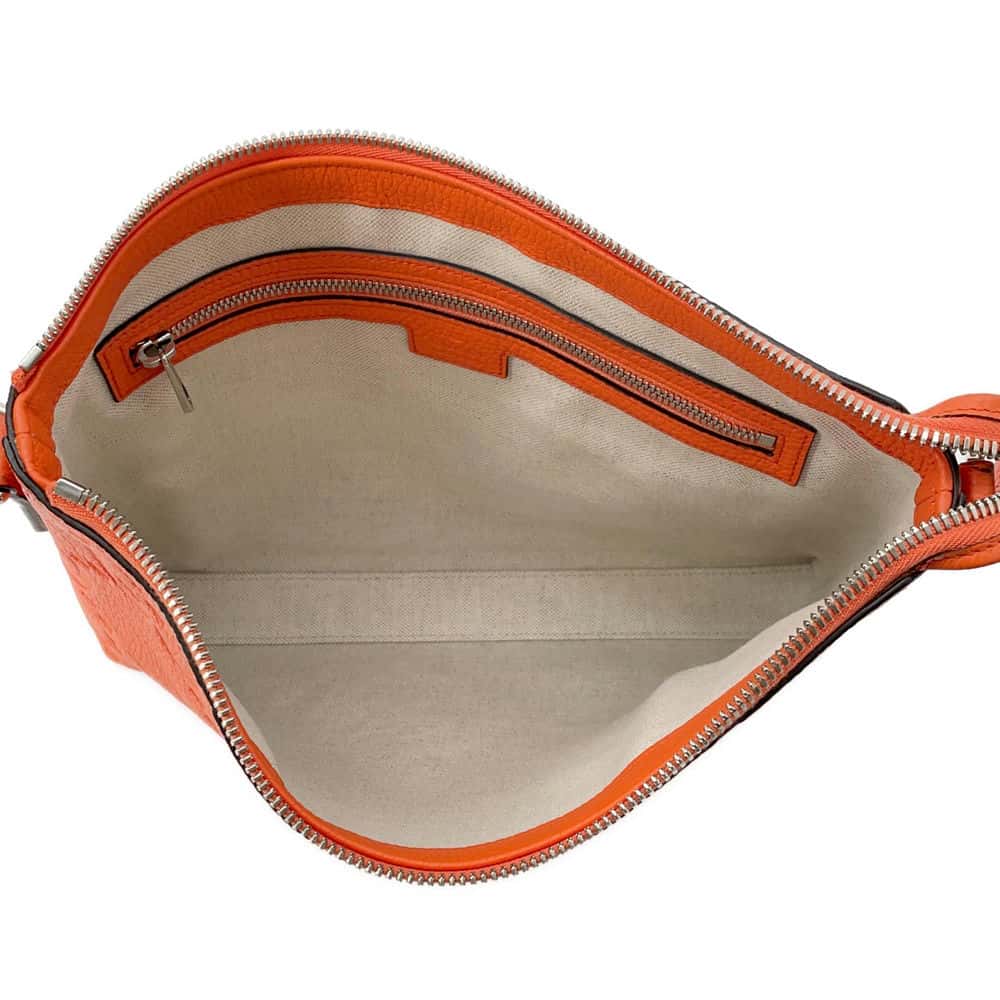 GUCCI jumbo GG messenger bag Orange 696009 Leather