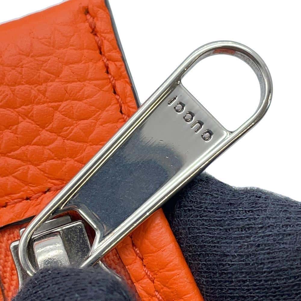 GUCCI jumbo GG messenger bag Orange 696009 Leather