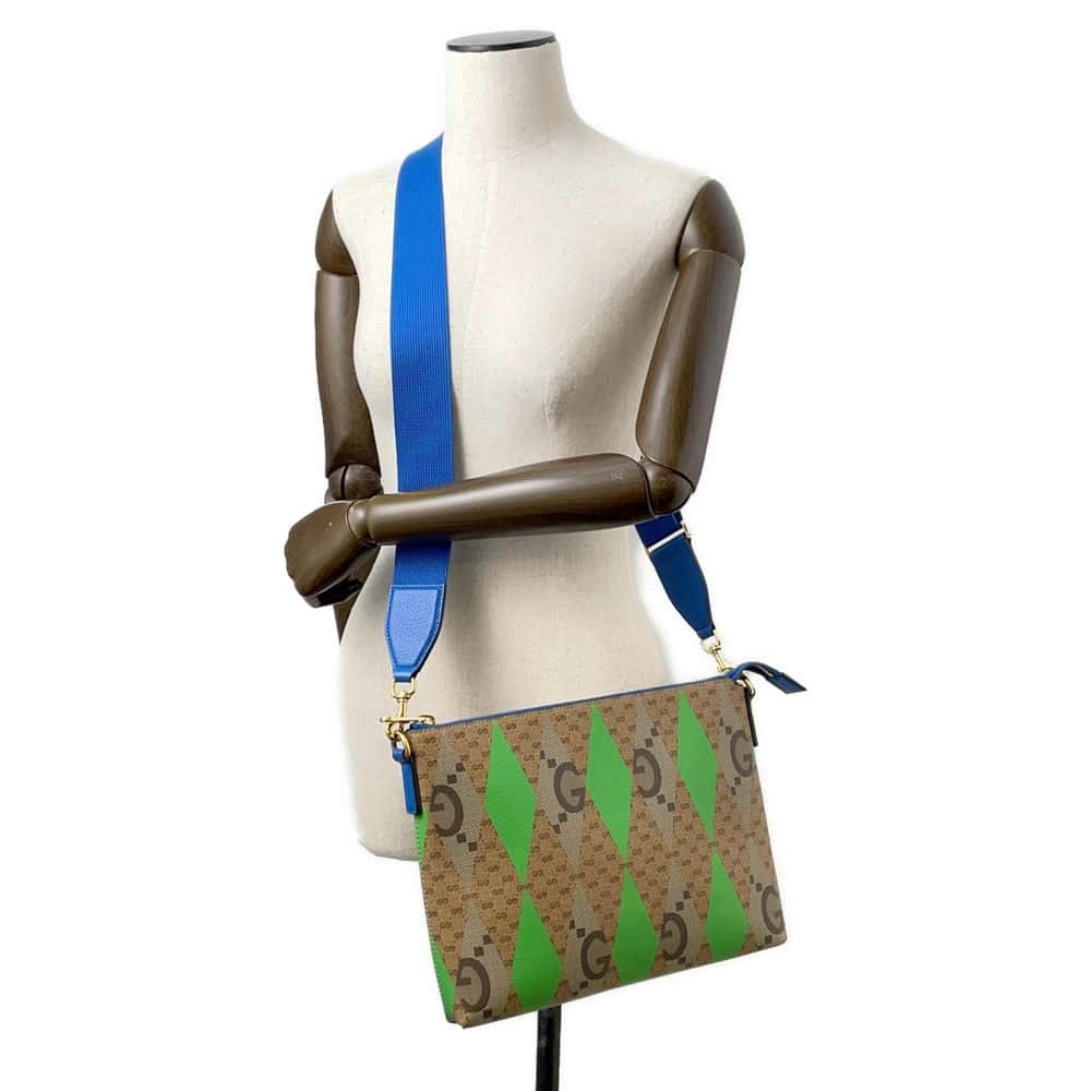 GUCCI Jumbo GG Supreme Messenger Bag Brown/Multicolor 696009 PVC