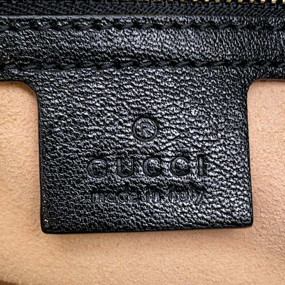 GUCCI Horsebit Shoulder Bag Black 602089 Leather