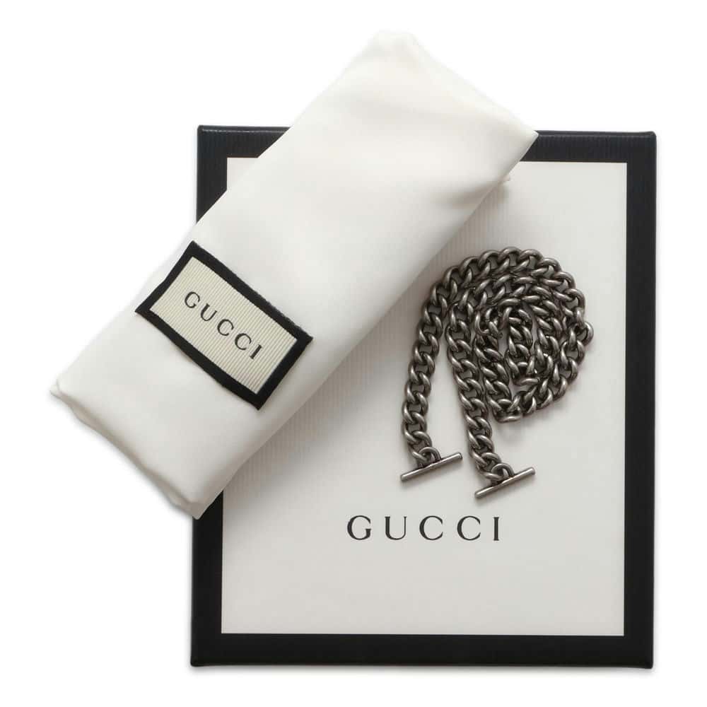 GUCCI Dionysus Chain Card Case Red 574930 Leather