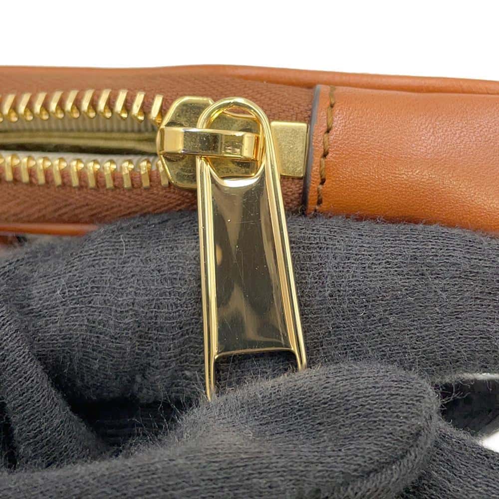 GUCCI Cherie Line Belt Bag Phone Case Beige/Brown 581519 Canvas Leather