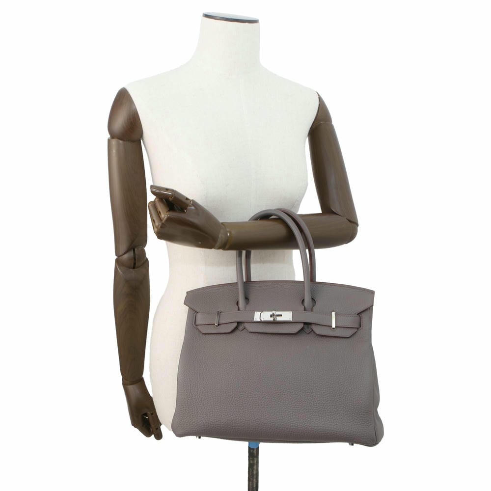 HERMES Birkin Etain Togo Leather Size 30