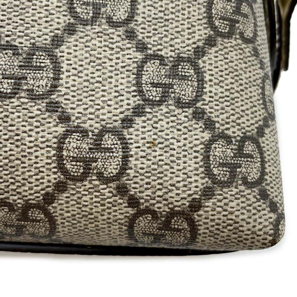 GUCCI Ophidia GG Supreme Shoulder Bag Beige/Ivory 499621 GG SupremeCanvas Leather