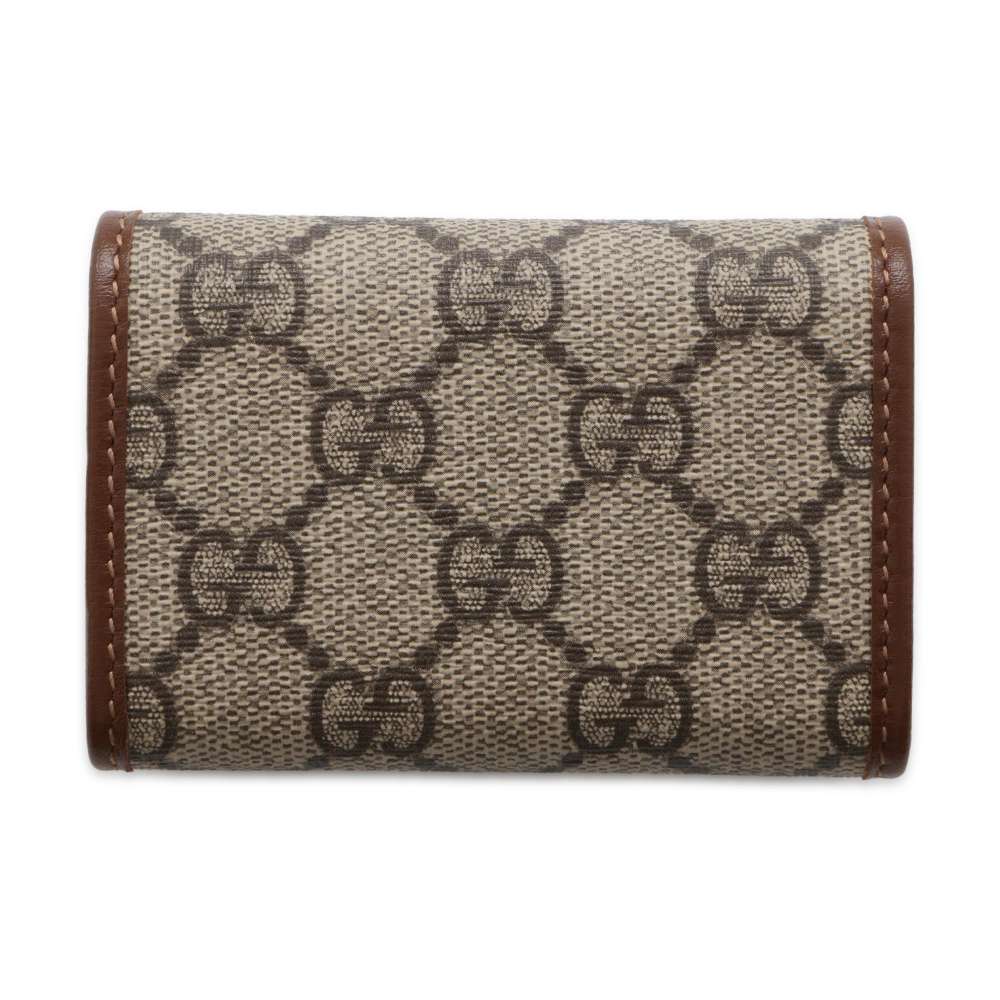 GUCCI Horsebit 6 Key Case Beige/Brown 671785 GG Supreme Canvas