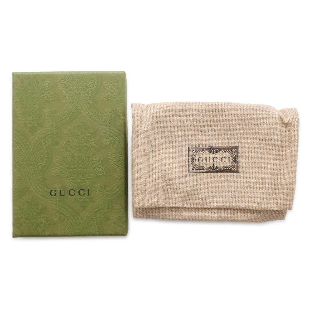 GUCCI Horsebit 6 Key Case Beige/Brown 671785 GG Supreme Canvas