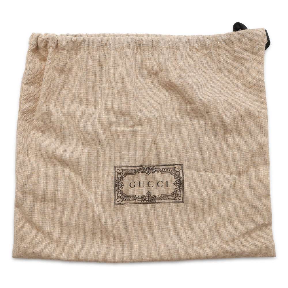 GUCCI GG Supreme Offdia Shoulder Bag Beige/Brown 598127 GG Canvas Leather