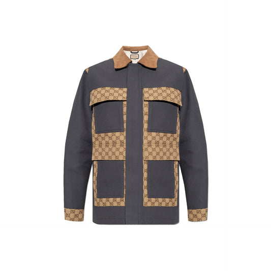 Gucci Gg Supreme Cotton Jacket Men