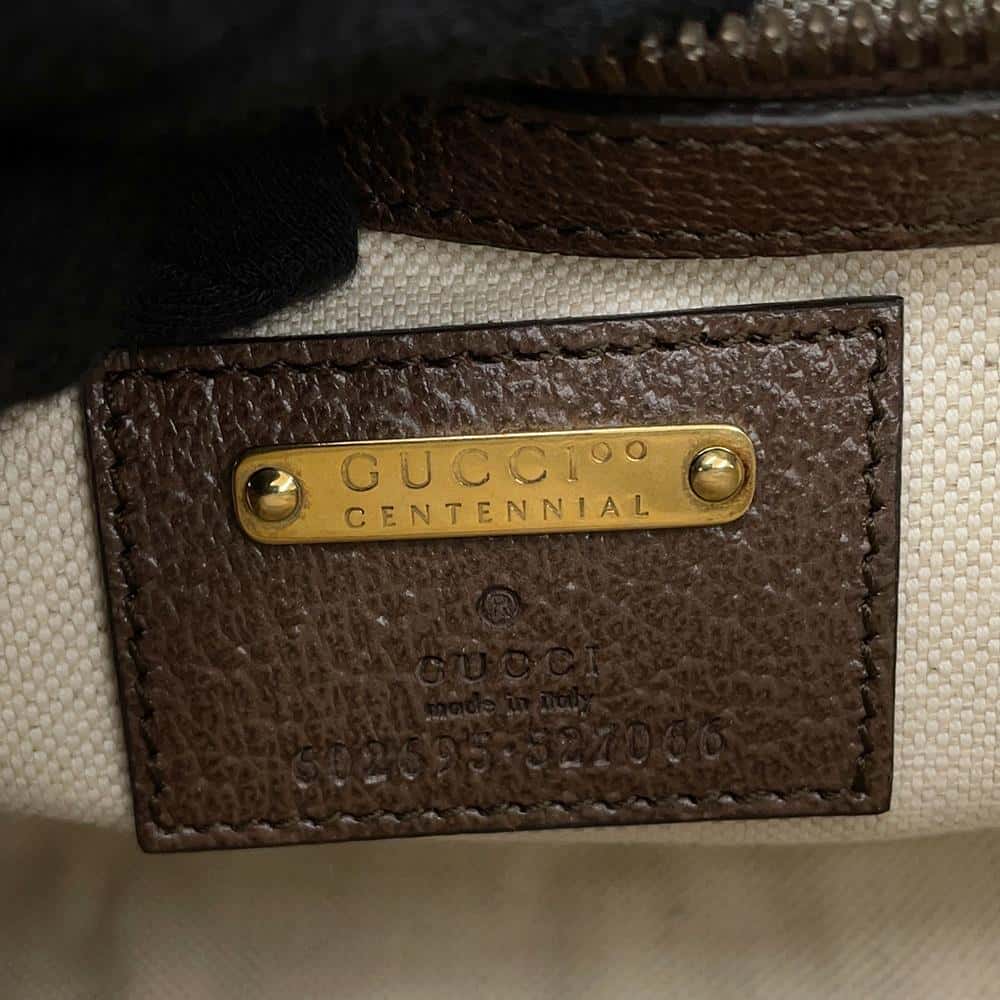 GUCCI Belt Bag 100th Anniversary Limited Edition Brown/Multicolor 602695 Leather