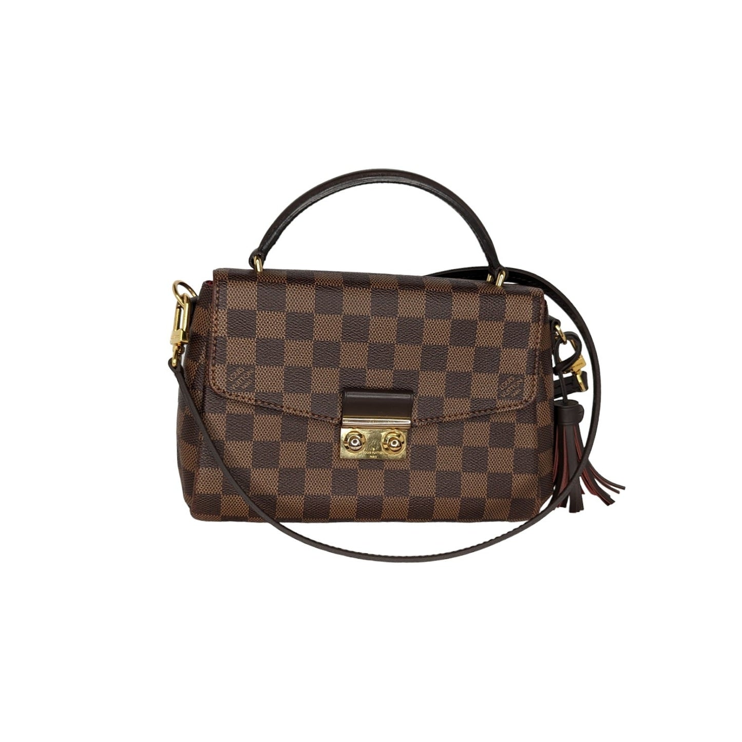 Louis Vuitton Damier Ebene Croisette Shoulder Bag