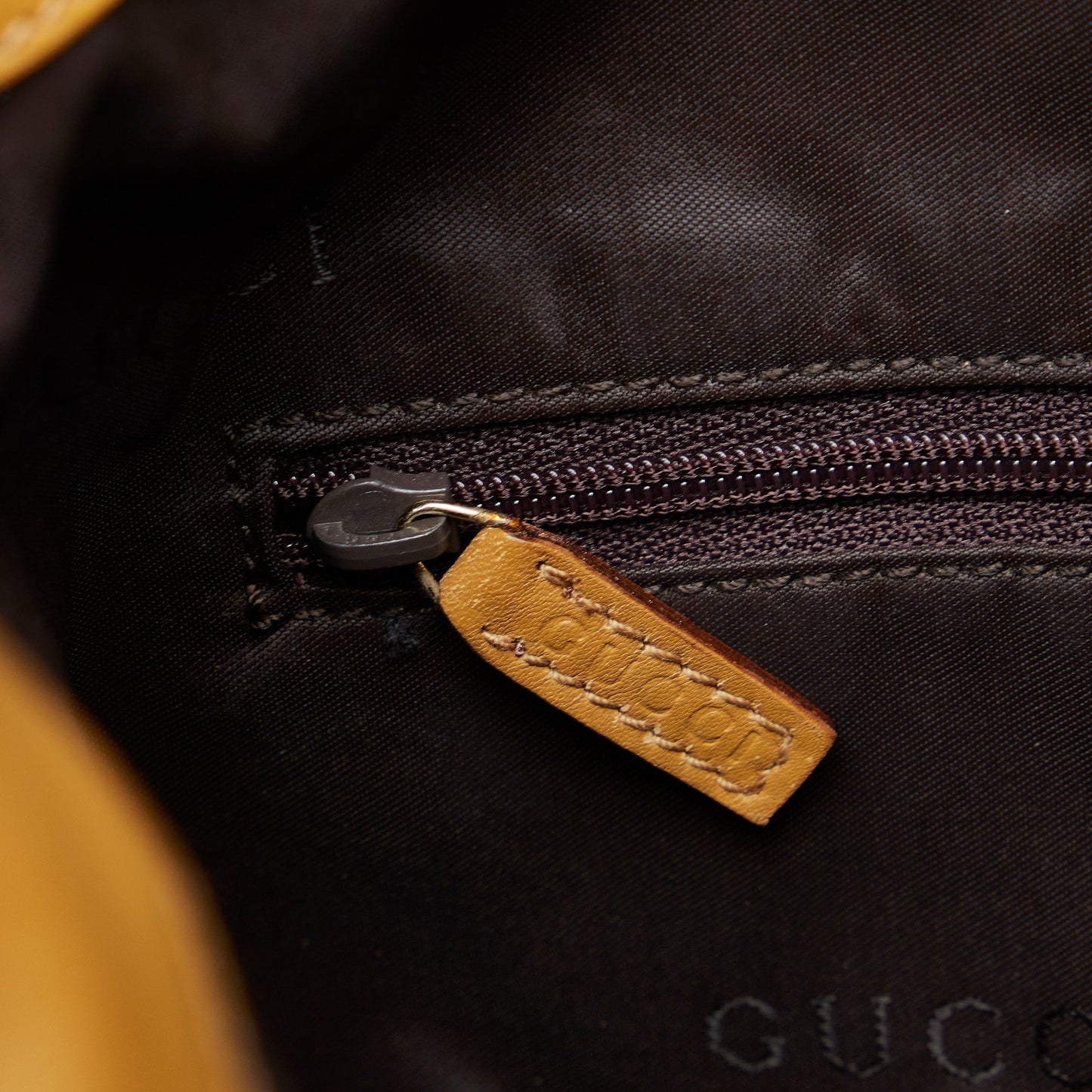 GUCCI GG Canvas Bamboo Web Satchel