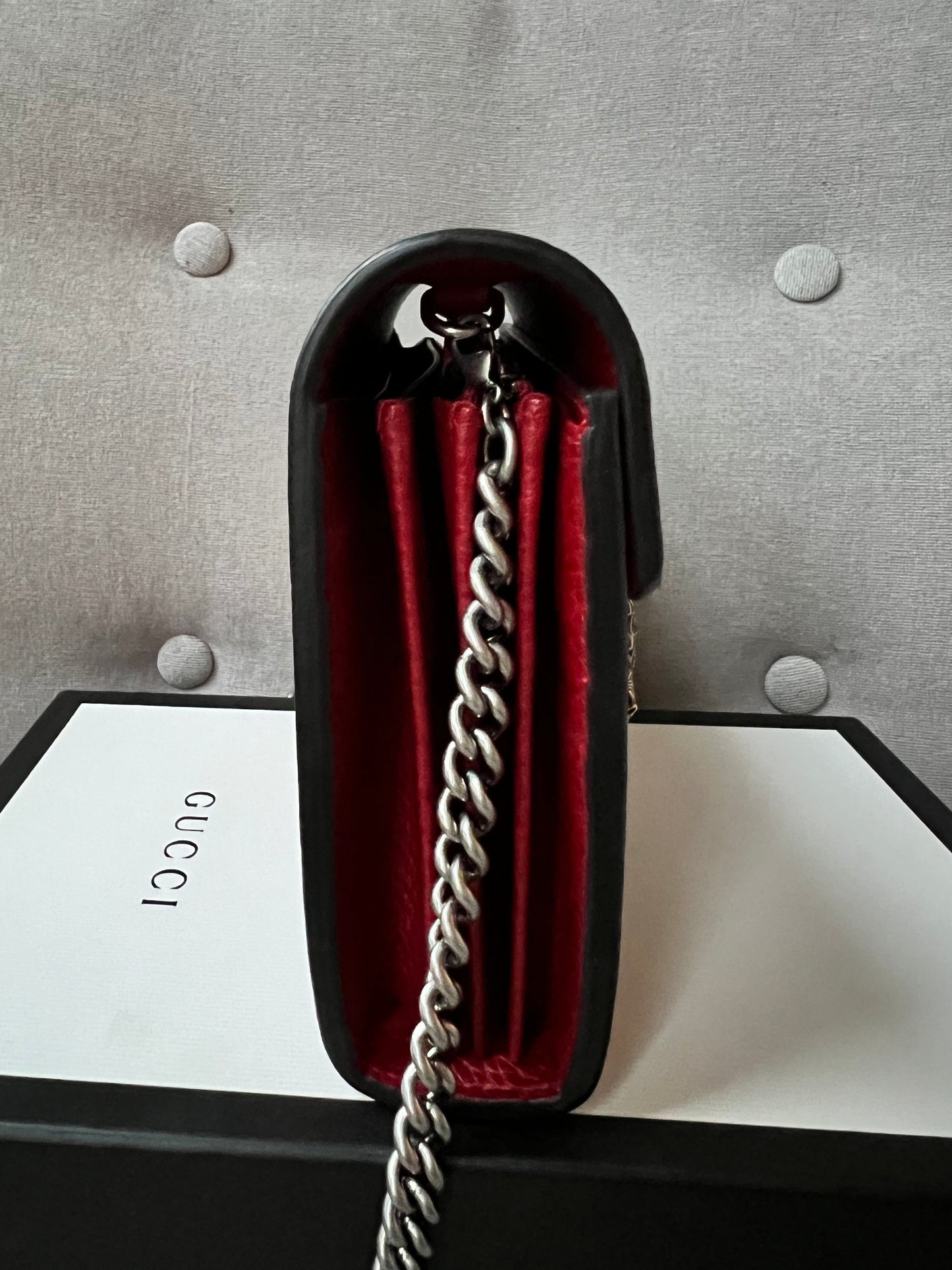 Gucci Dionysus Red Mini Chain Bag (RRP £1340)