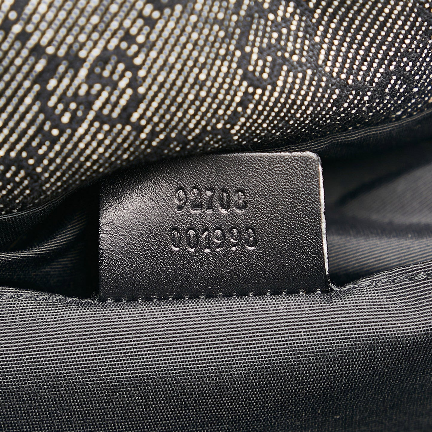 Gucci GG Canvas Bamboo Handbag