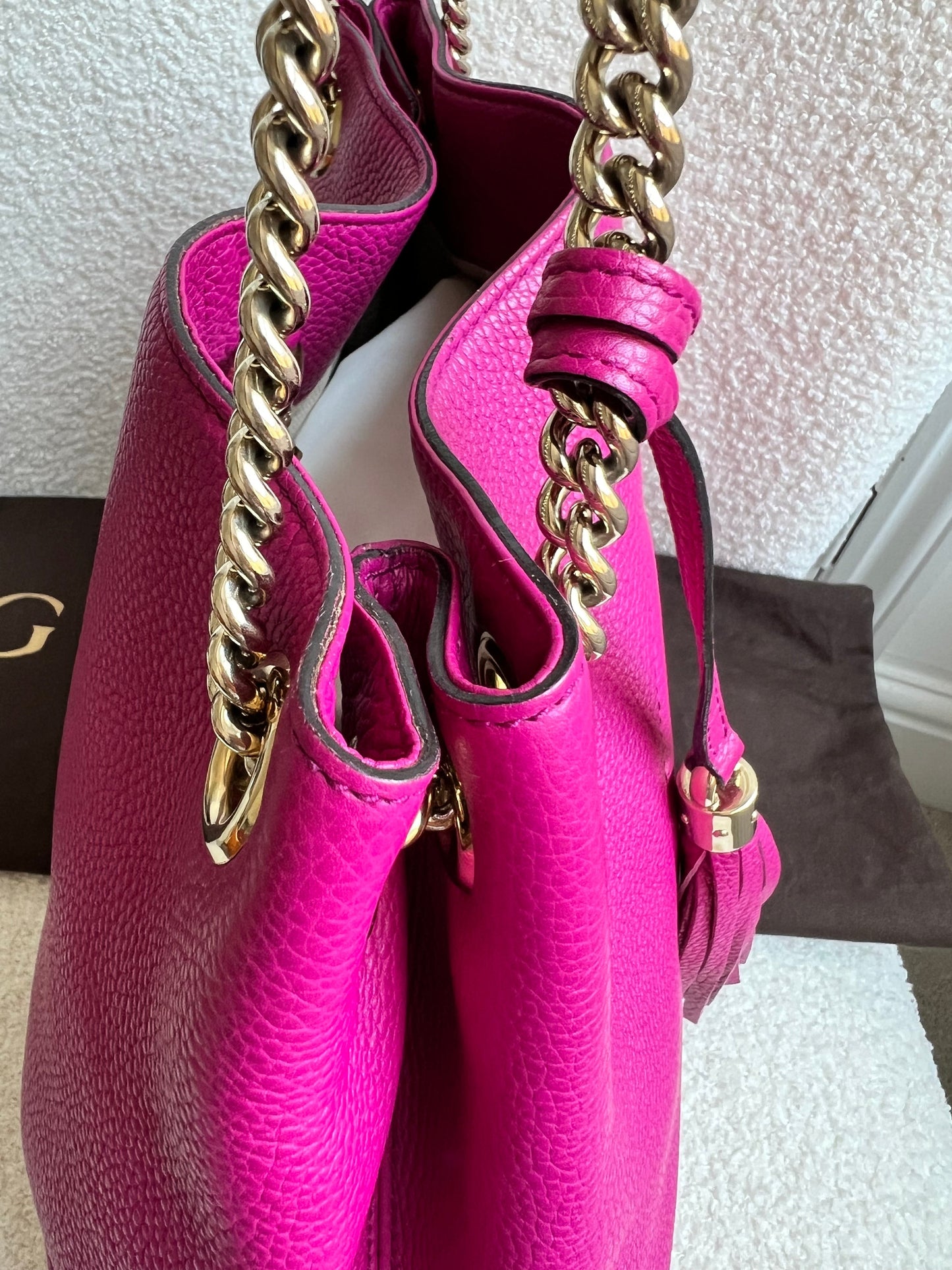 Gucci Pink Soho Chain Tote (RRP £1350)