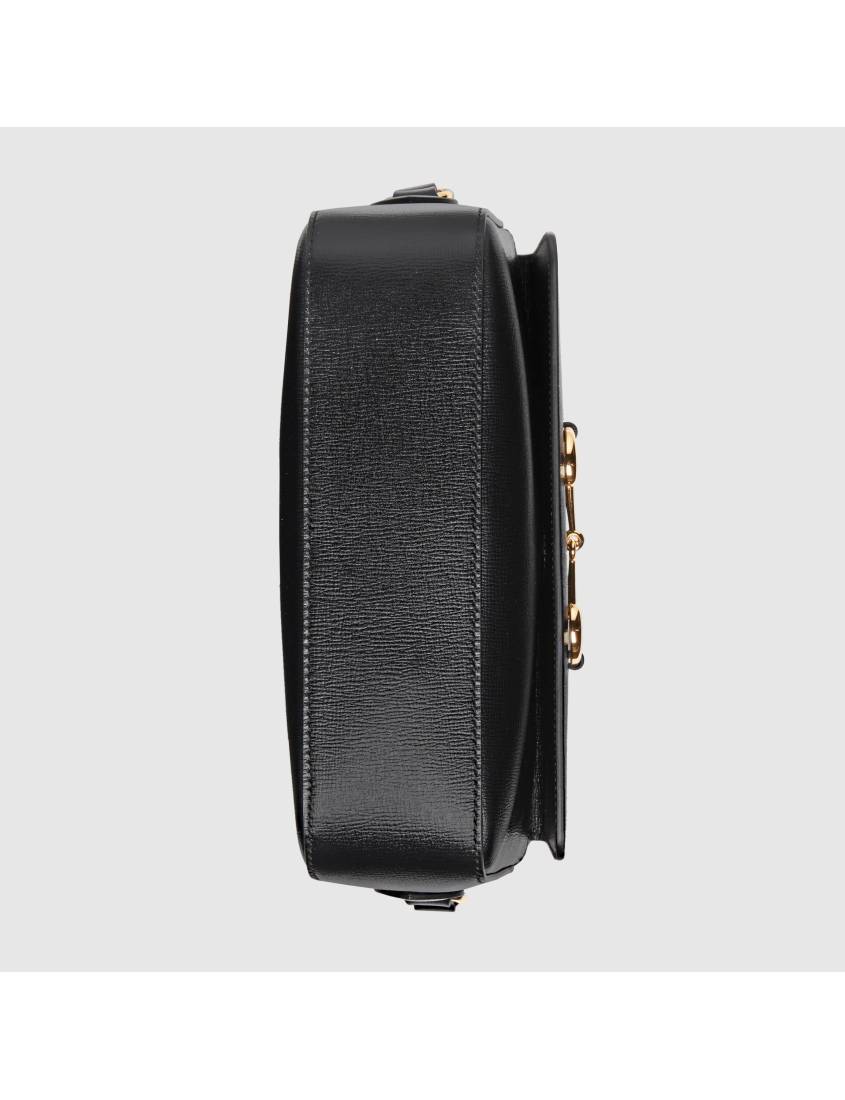 Gucci Black Horsebit 1955 Series Small Shoulder Bag