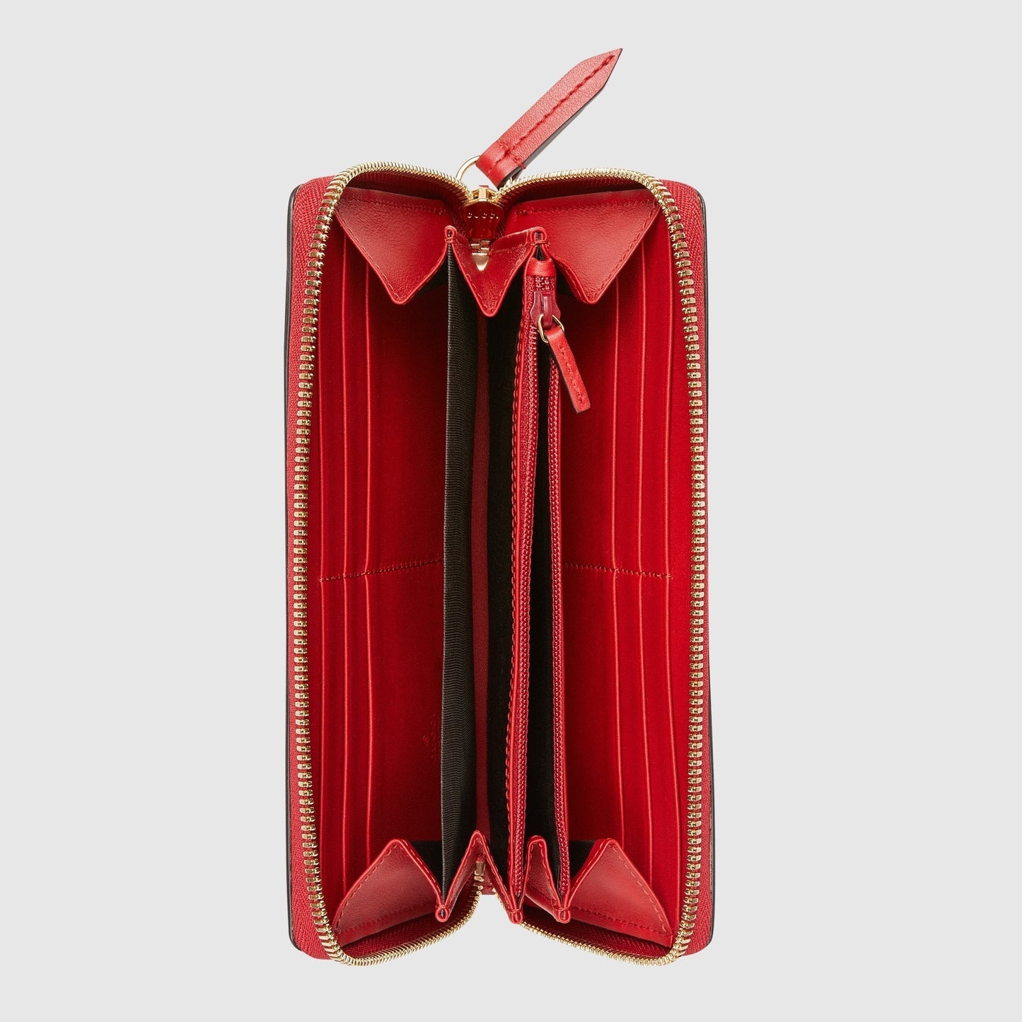 Gucci Sylvie Leather Continental Wallet Black