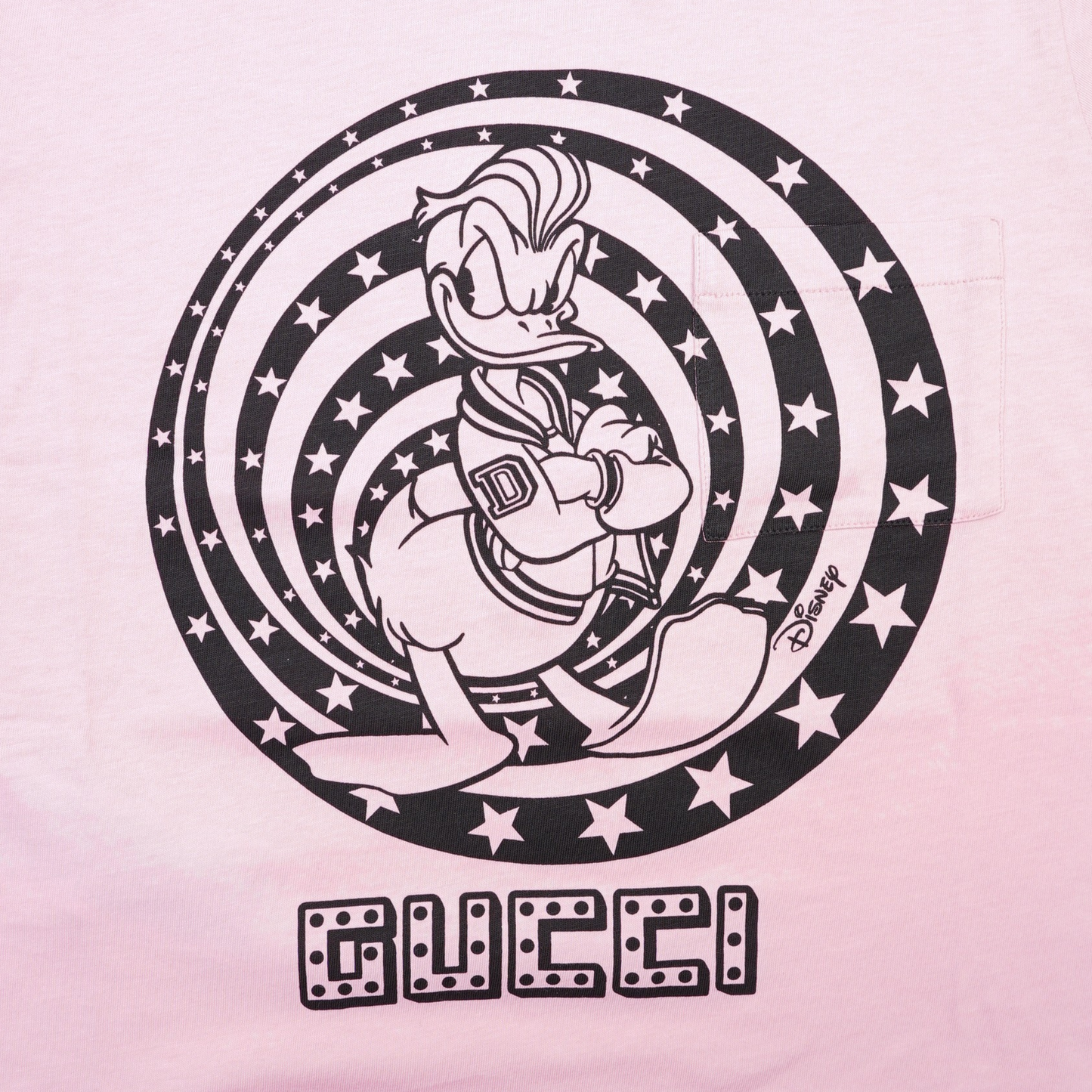 Gucci x Disney Womens Donald Duck T-Shirt Pink XXS