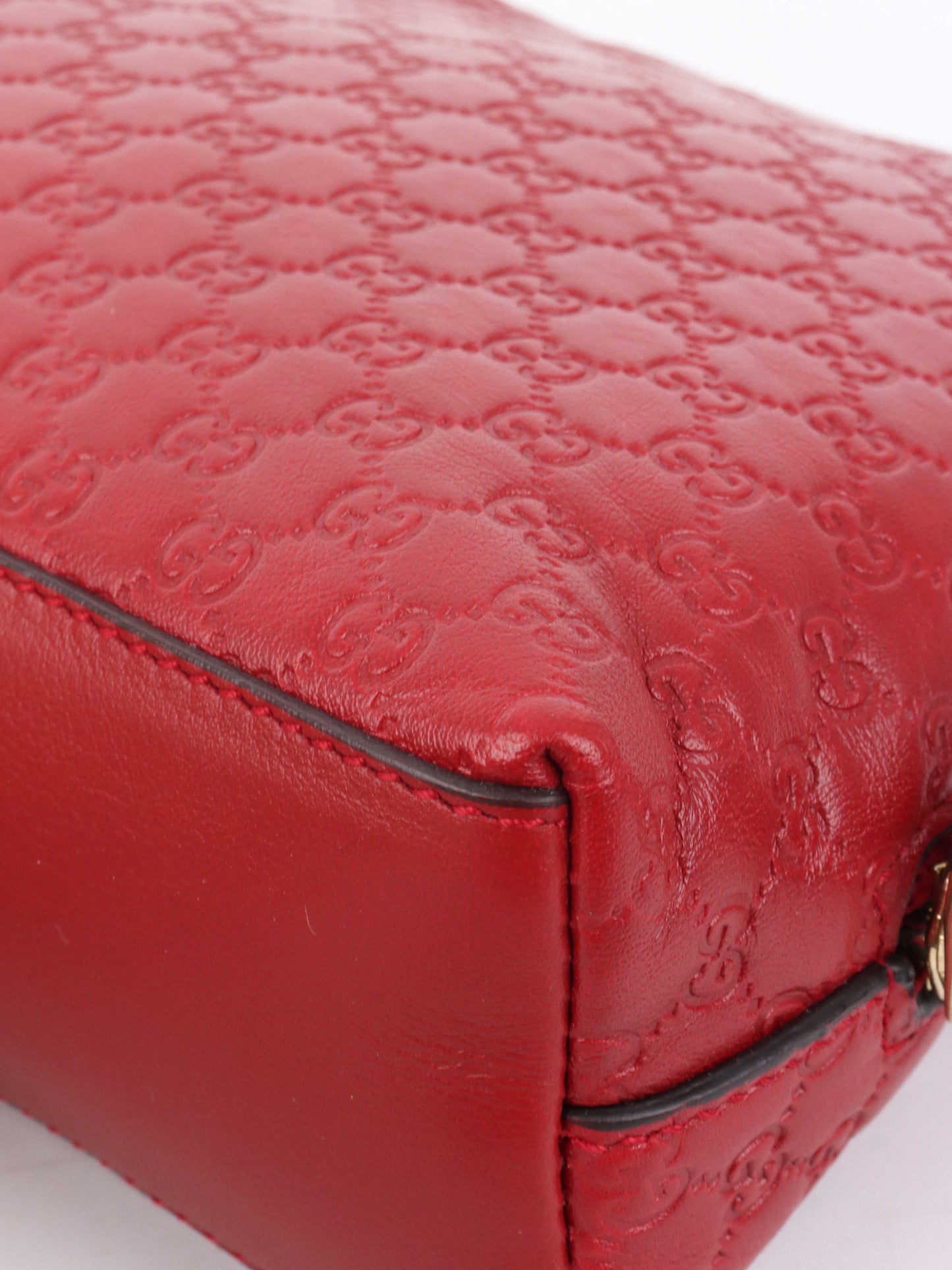 Gucci Red Cosmetic Pouch.