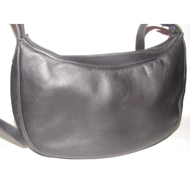 Gucci Xl Vintage Purses Black And Gg Leather Hobo Bag