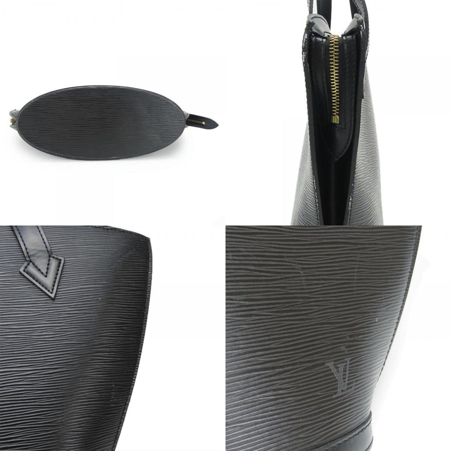 Louis Vuitton  Noir Epi Leather Handbag