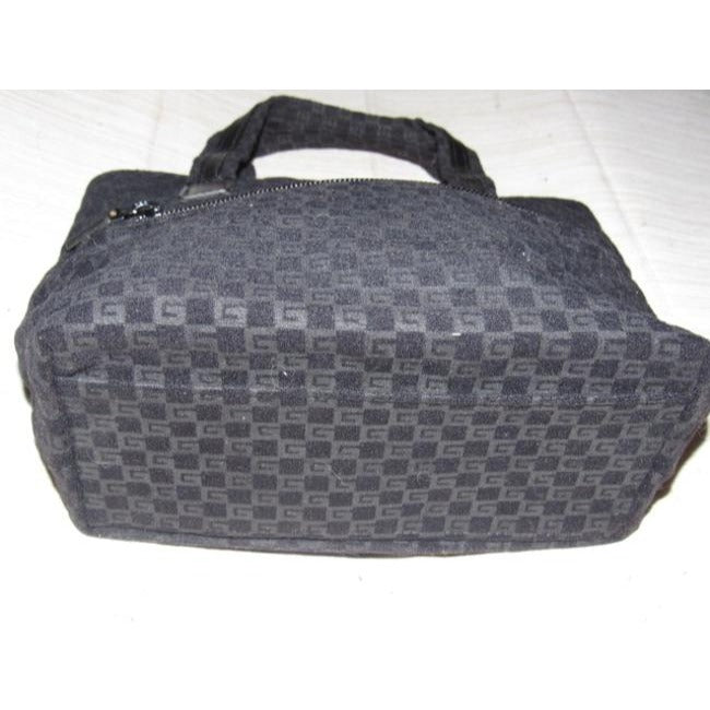 Gucci Top Handle Bag Vintage Pursesdesigner Purses Black Suede Satchel
