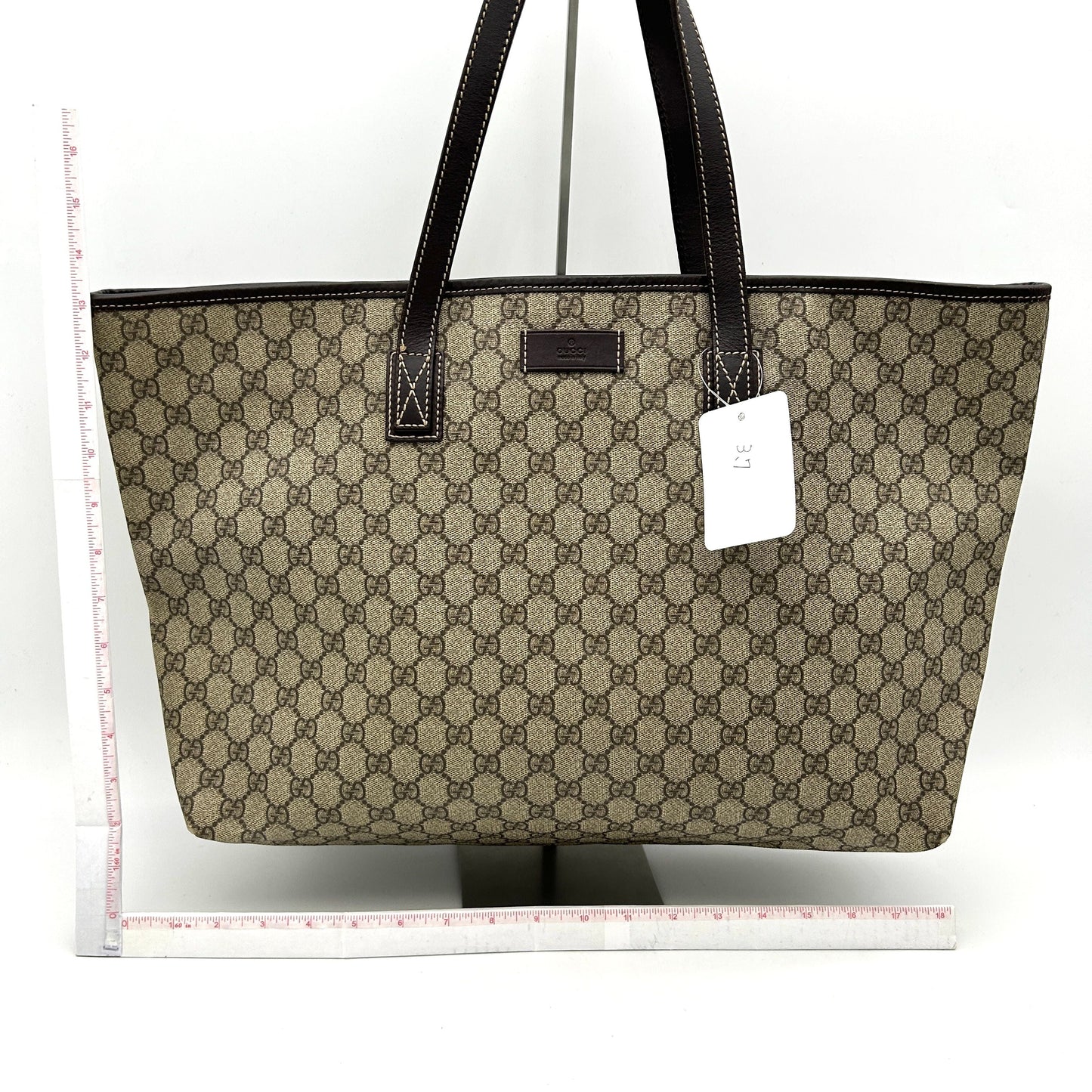 Gucci GG Supreme Joy Large - Blue Totes, Handbags gu5527bd
