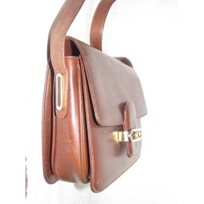 Gucci Vintage Pursesdesigner Purses Caramel Brown Leather Shoulder Bag