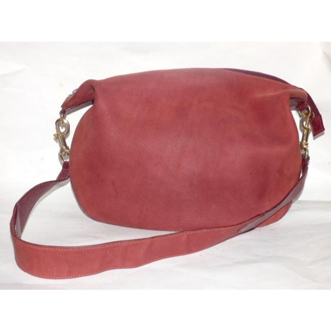 Gucci Horsebit Xl With Leather Red Suede Hobo Bag