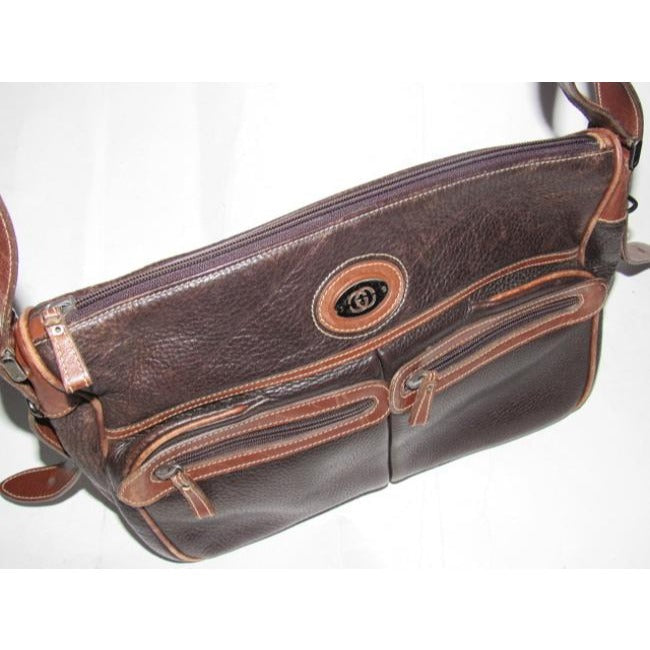 Gucci Shoulder Bag Vintage Pursesdesigner Purses Brown Signature Leather Satchel