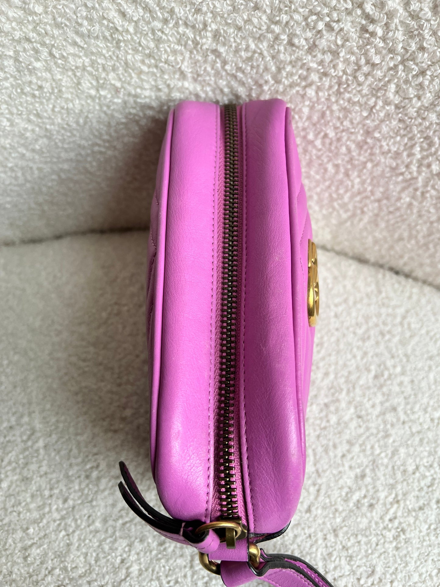 Gucci GG Pink Marmont Clutch