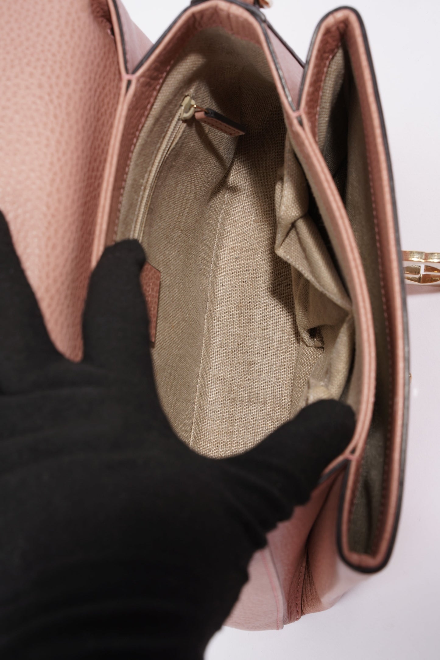 Gucci Interlocking Bag Pink Leather
