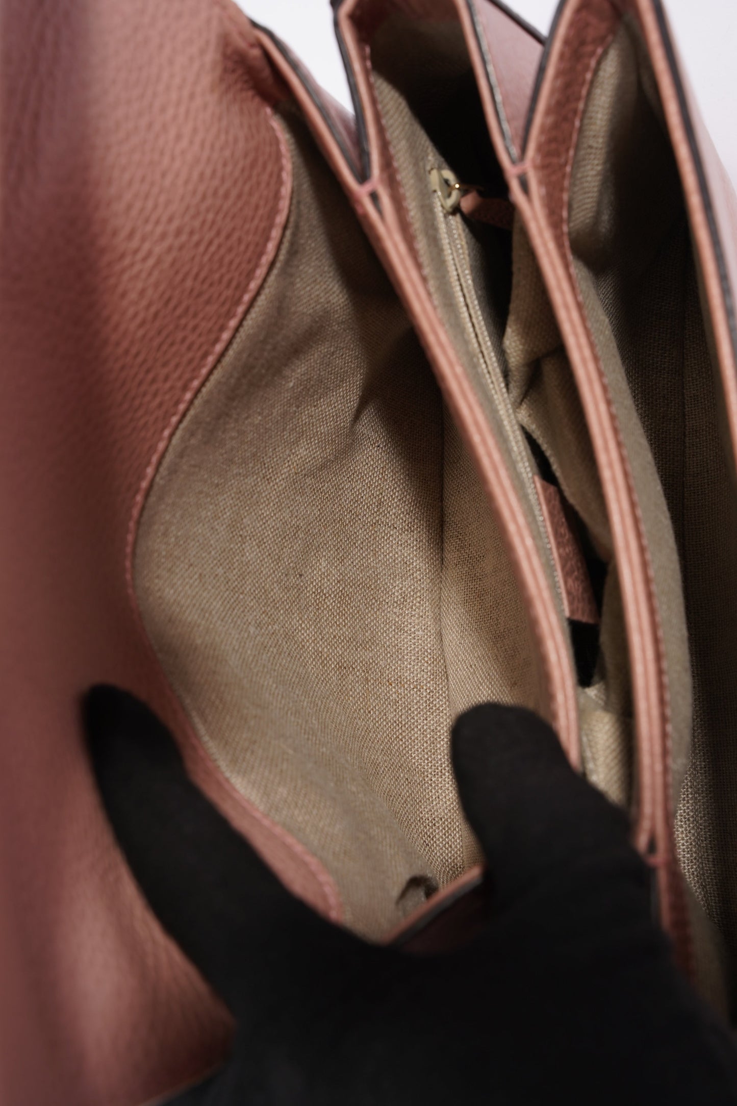 Gucci Interlocking Bag Pink Leather
