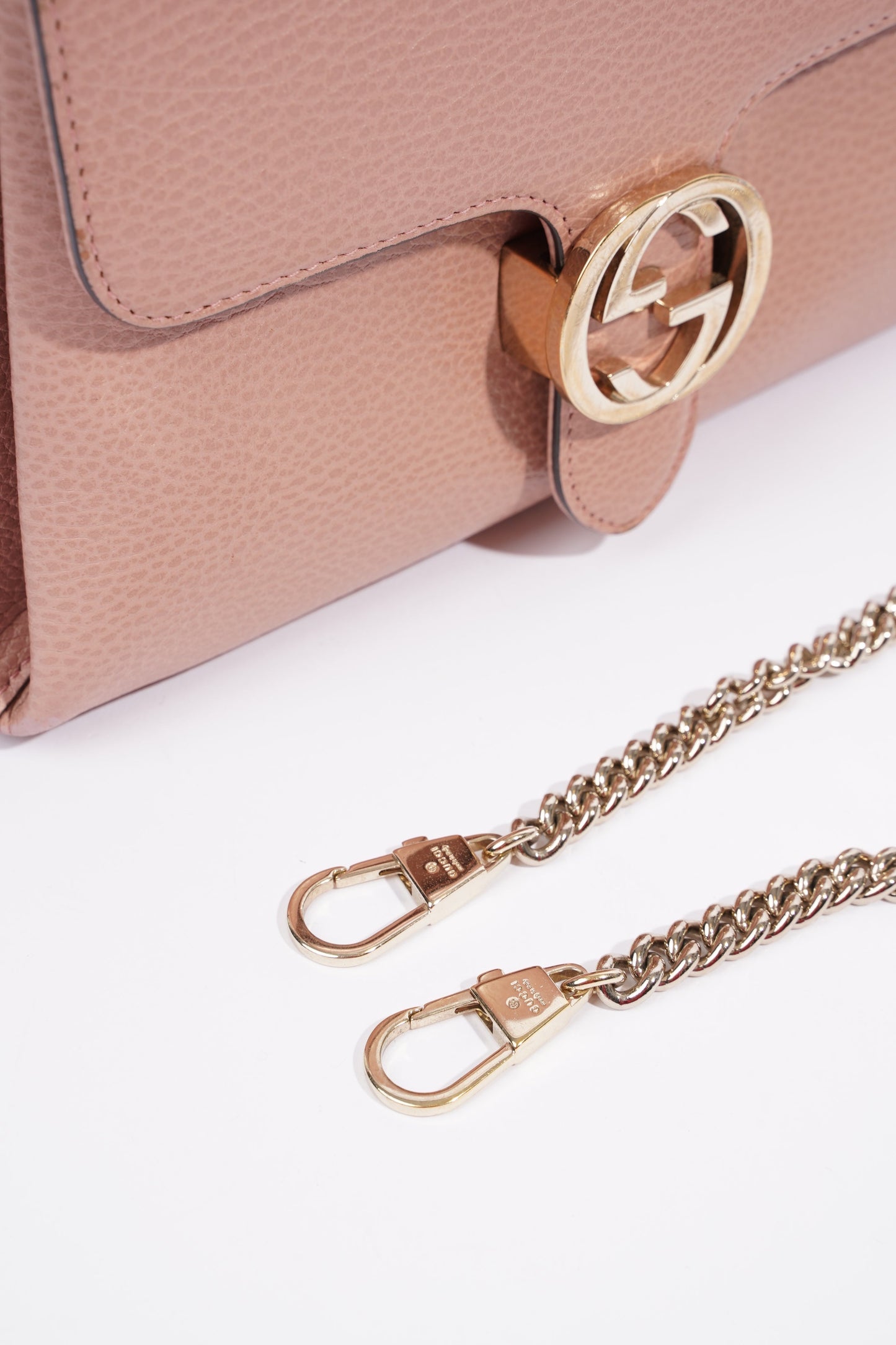 Gucci Interlocking Bag Pink Leather