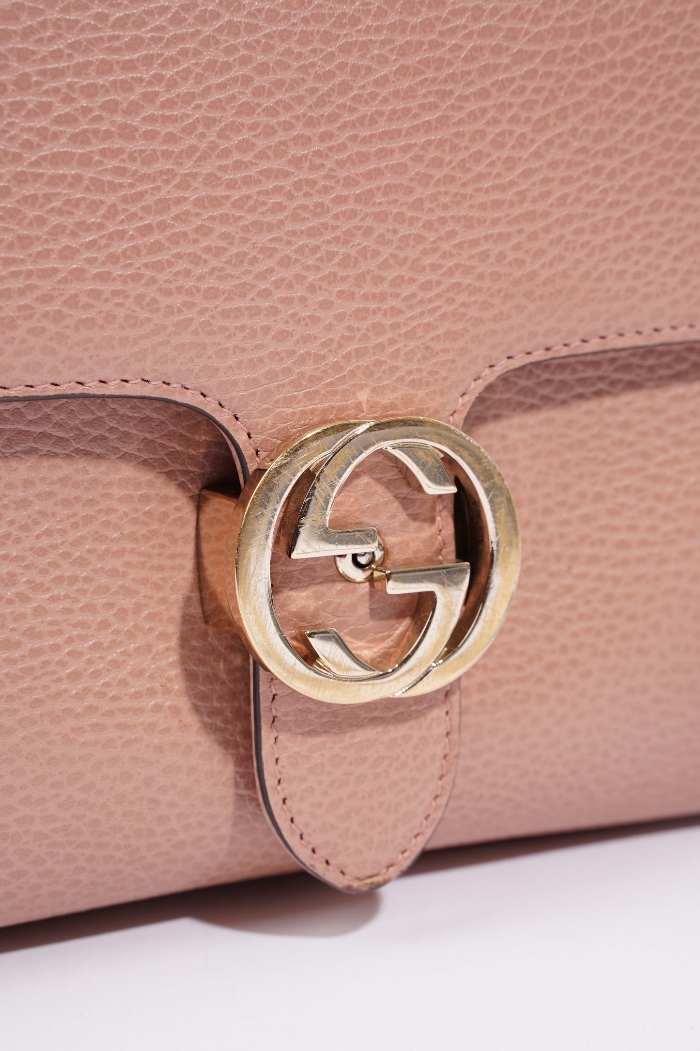 Gucci Interlocking Bag Pink Leather